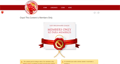 Desktop Screenshot of lazymillionairesleague.com